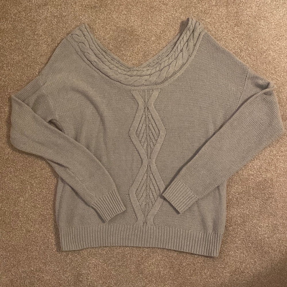 OFF THE SHOULDER ROXY SWEATER